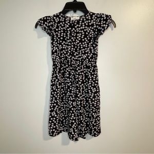 Tucker & Tate Black White flower Romper size 3